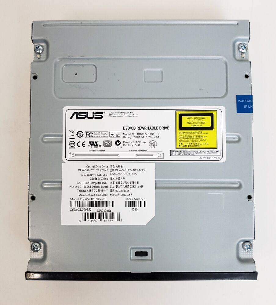 ASUS DRW-24B1ST 24x DVD/CD Rewritable Drive - Internal Optical Disc Drive