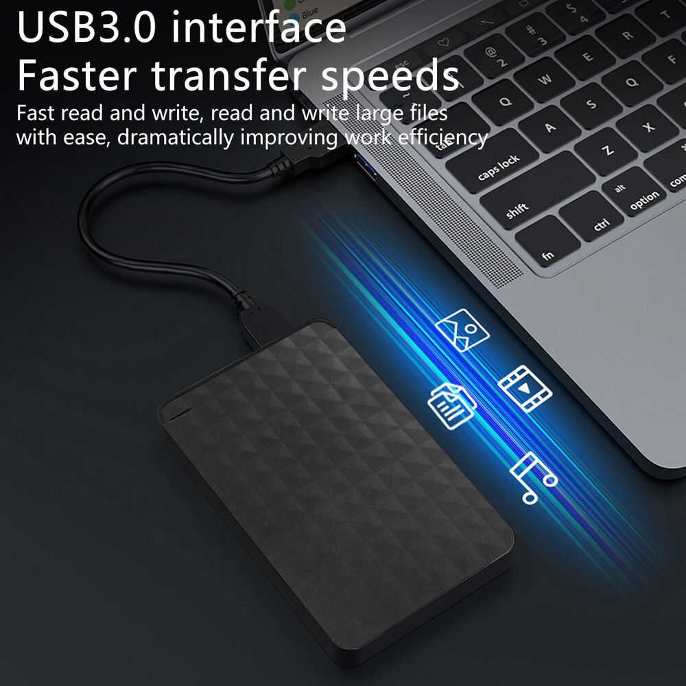 Portable USB 3.0 External Hard Drive with Large-capacity Storage