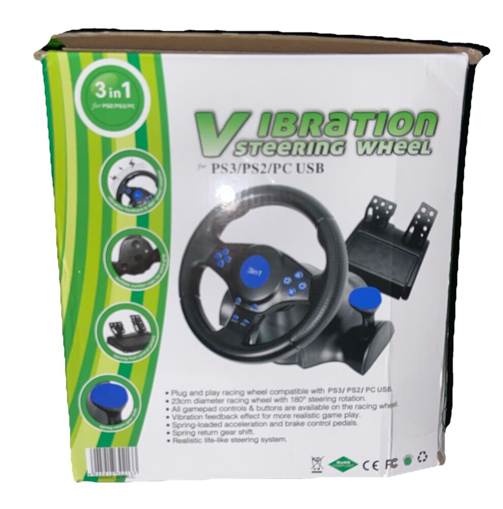 Gaming Steering Wheel for PC and PS3 - Enhanced Gaming Experience