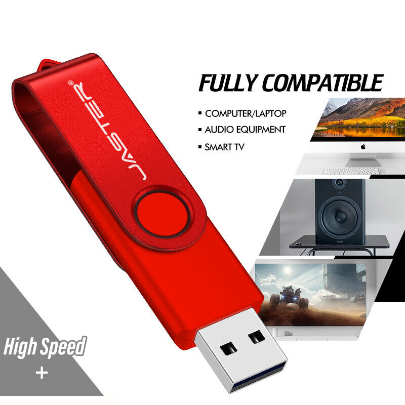 USB Flash Drive Swivel Design with Multiple Storage Options