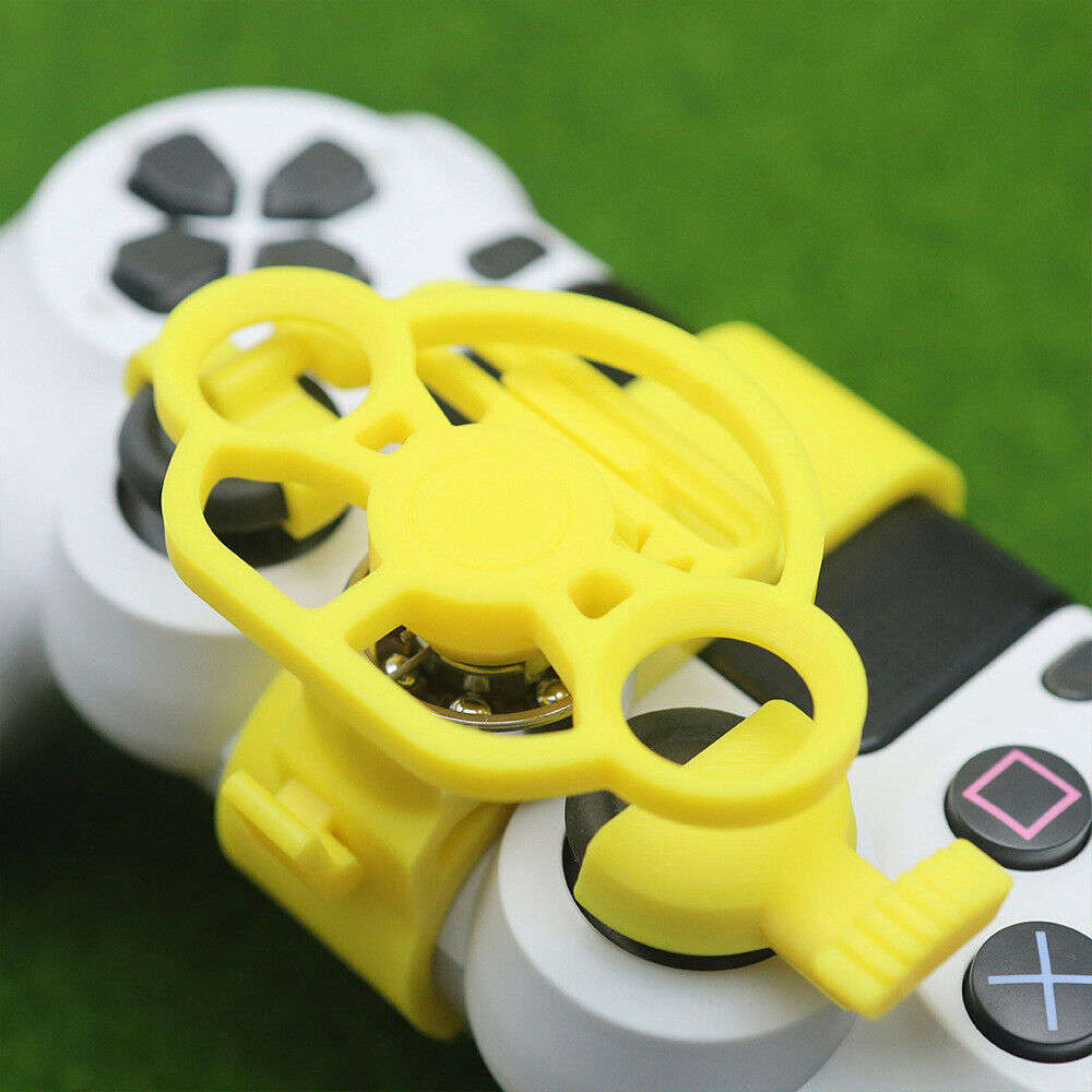 Mini 3D Printed Steering Wheel for PS4 Game Controller - Auxiliary Replacement