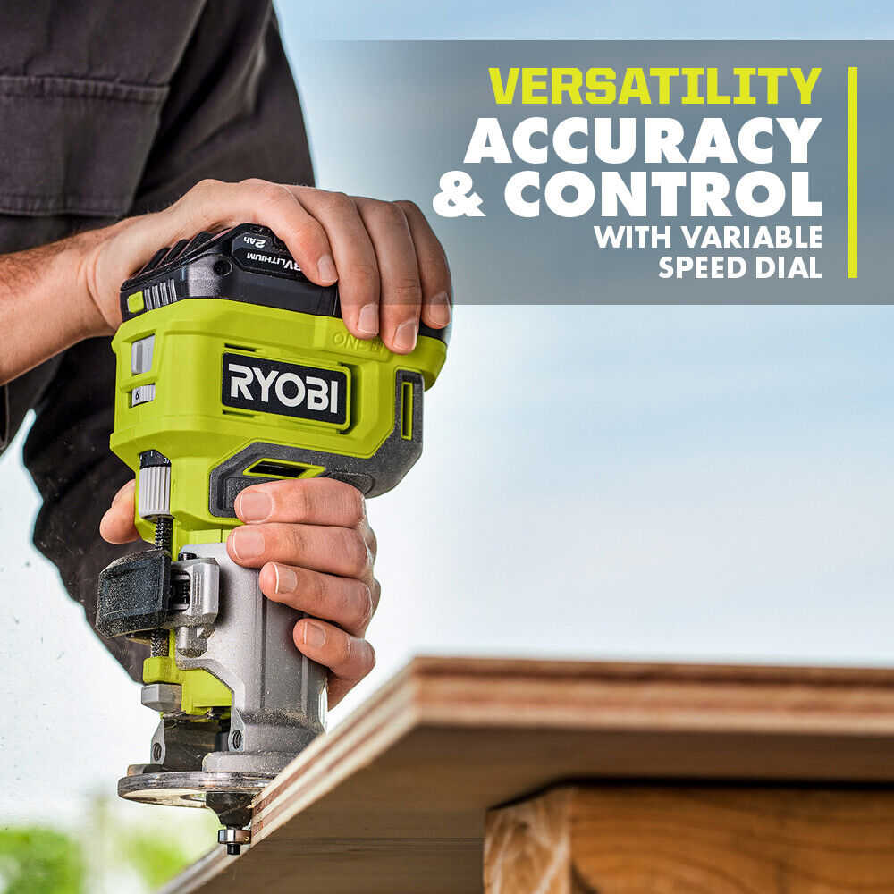 RYOBI 18V Cordless Compact Fixed Base Router