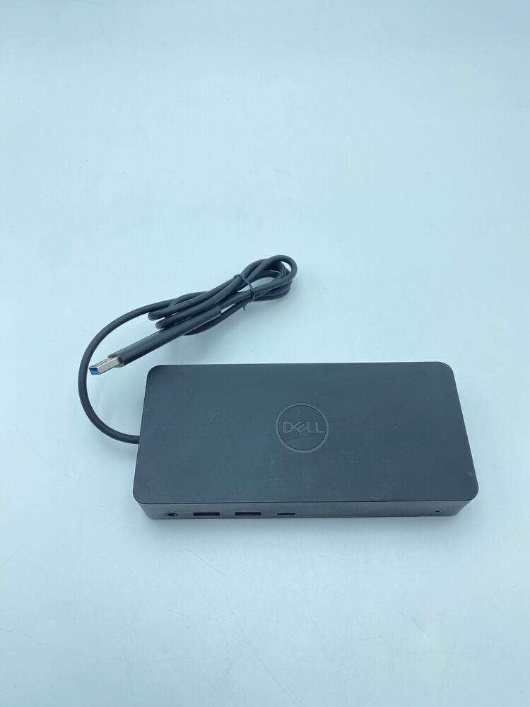 Dell D6000 Universal Docking Station with 130W AC Adapter, USB 3.0, Black