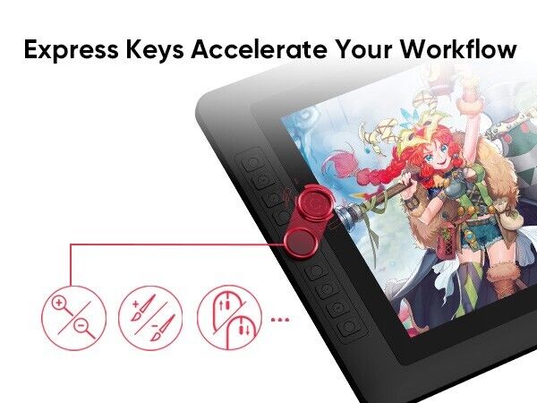 XP-Pen Artist 15.6 Pro Graphics Drawing Tablet with 60° Tilt and 8192 Pressure Sensitivity
