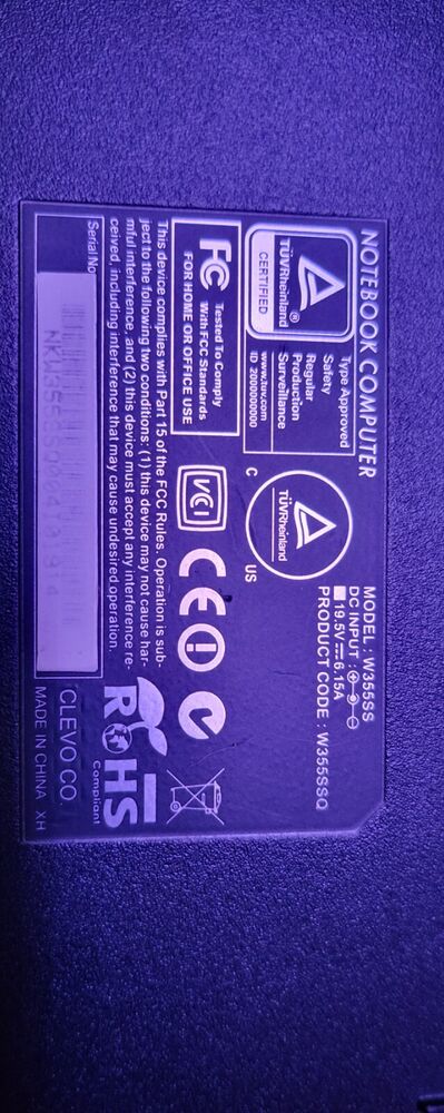 Clevo W355SS Schenker XMG A504 Gaming Laptop with Intel i7 & Nvidia GTX 860m