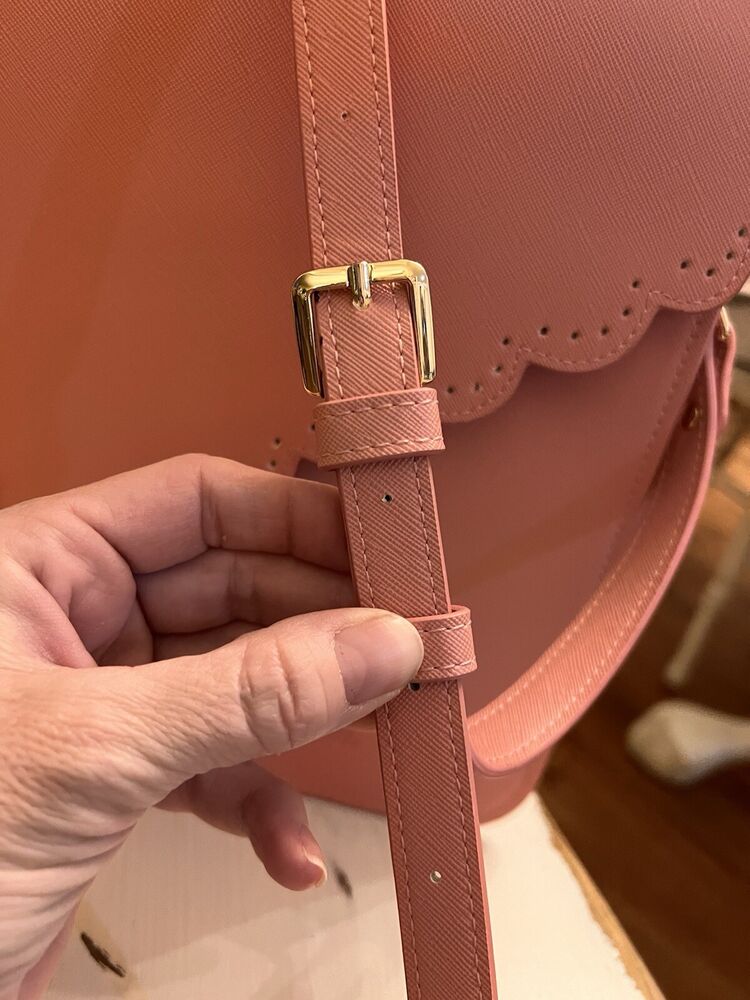 Go Getter Girl Laptop Bag Computer Harper Pink CrossBody Vegan Leather