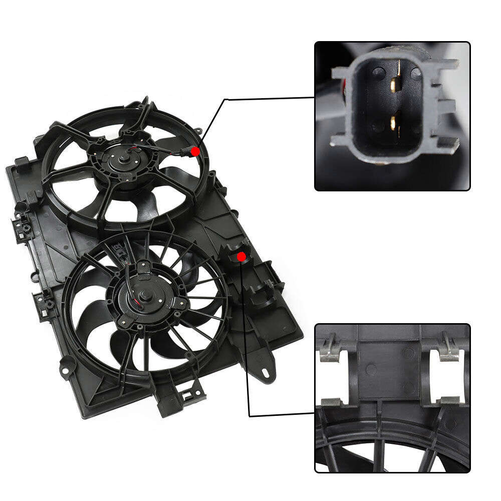 2006-2008 Chevrolet Equinox Pontiac Torrent 3.4L Radiator Cooling Fan