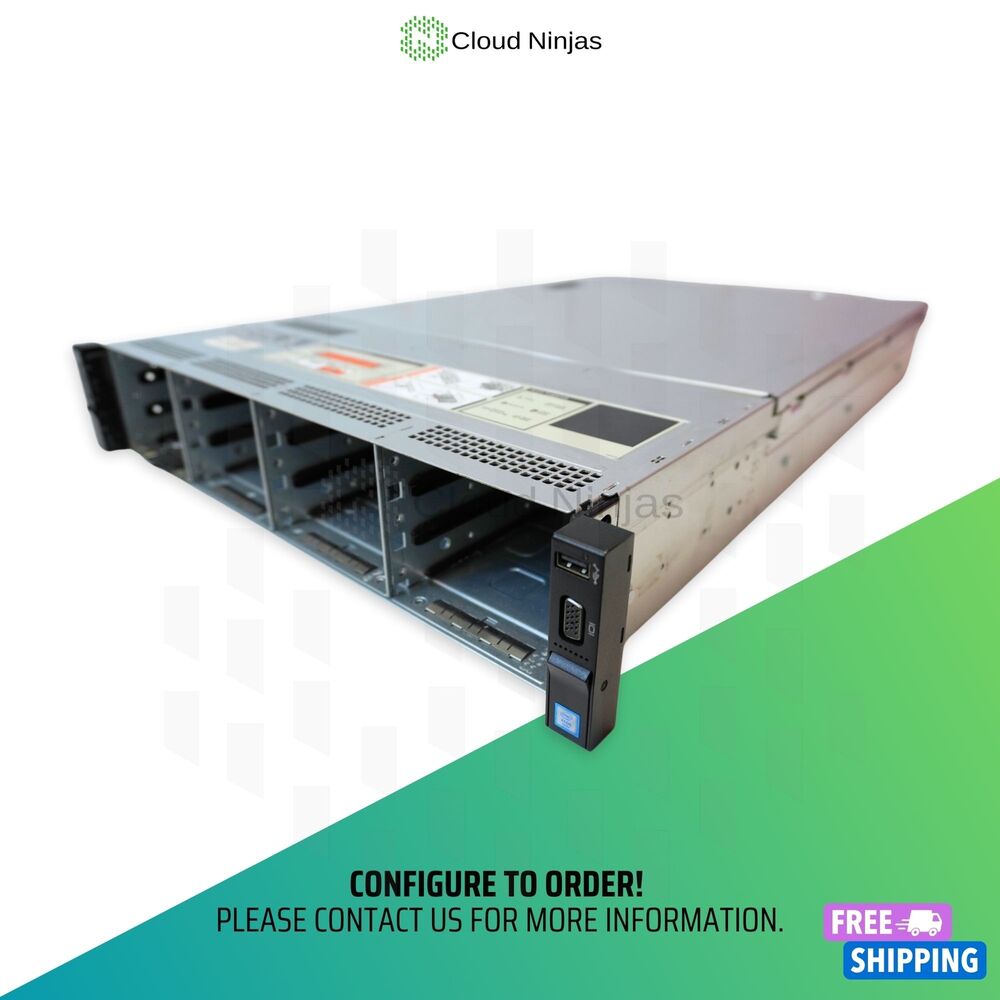 Dell PowerEdge R730xd 12 Bay LFF Server with 2x Xeon E5-2697V4, DDR4, SSD, H730 CTO