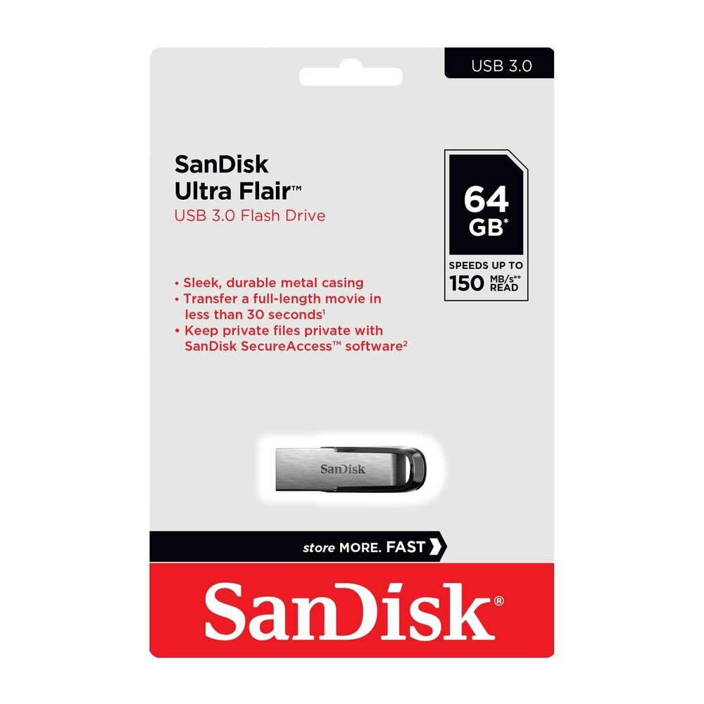SanDisk Ultra Flair USB 3.0 Flash Drive - High-Speed Storage Solution