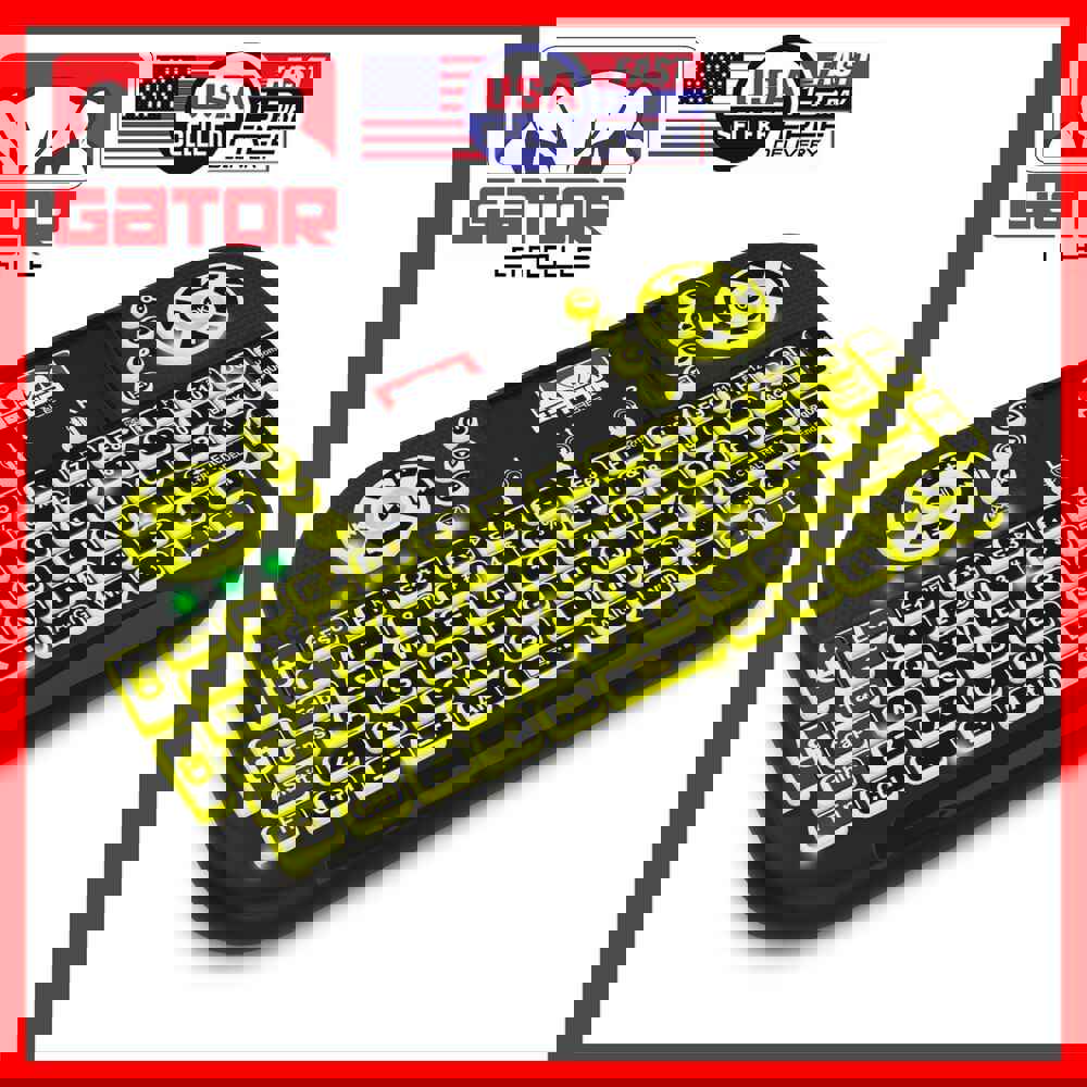Mini Wireless Bluetooth Keyboard with Remote Touchpad for Smart-TV, Android TV, and PC
