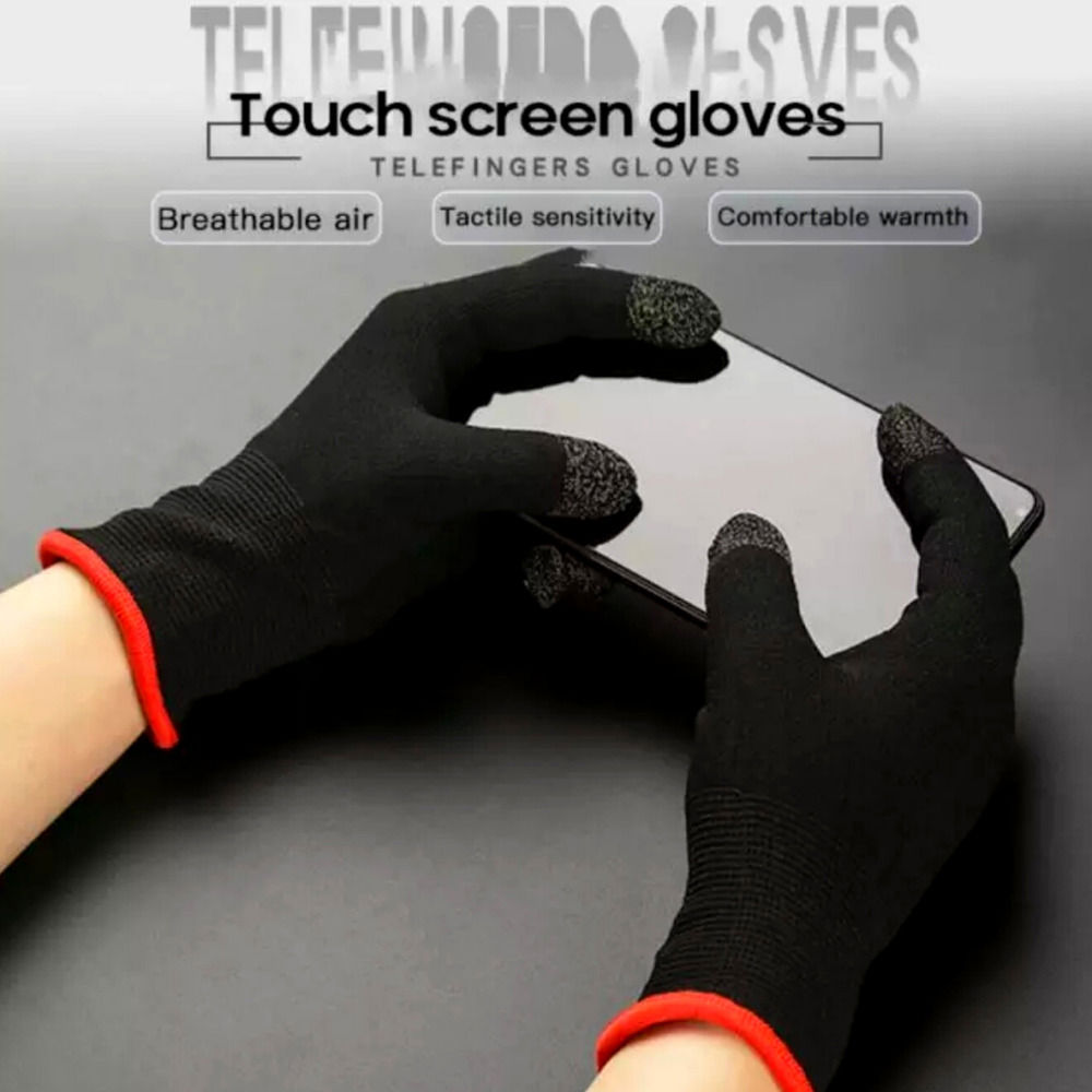 Five Finger Gloves for Mobile Gaming - PUBG & Call of Duty Gamer Equipment