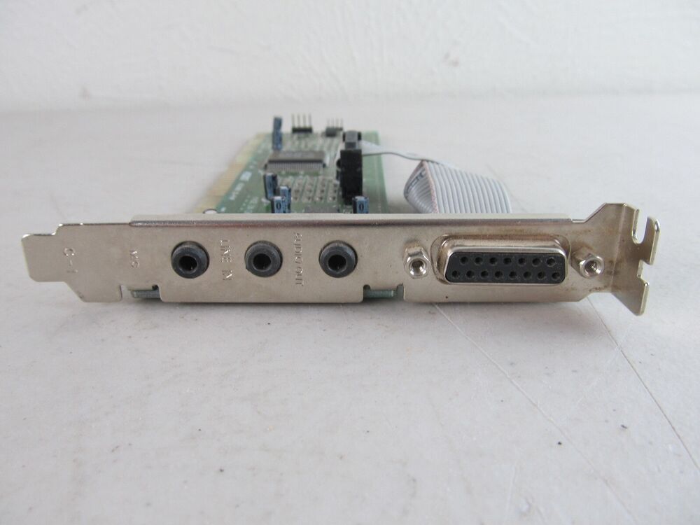 Vintage 16 Bit AS007 Sound Card with Game Port