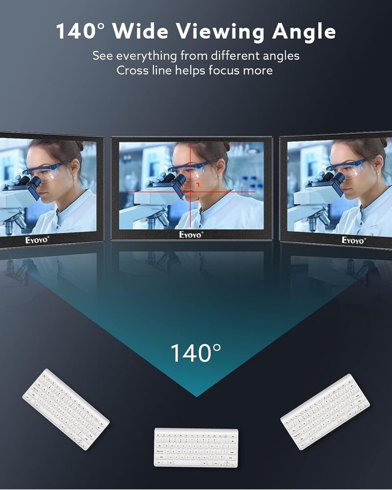 Eyoyo 5 Inch TFT Mini Monitor LCD Display Screen with HD/VGA/AV Video Input
