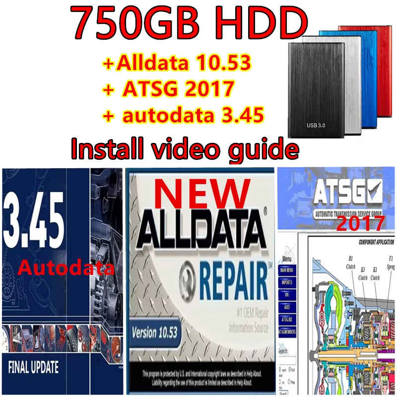 Alldata 10.53 Auto Repair Software with ATSG 20.0