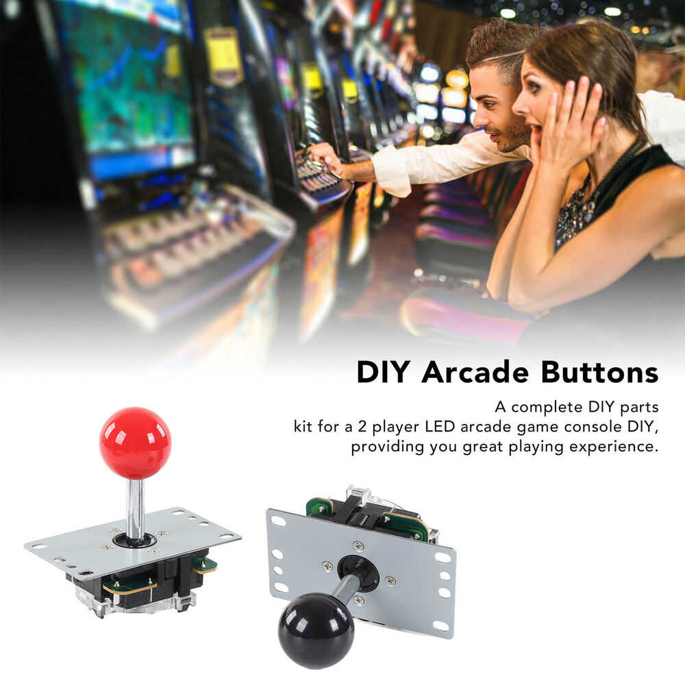 2 Player Game DIY Kit With USB Computer Joystick Circuit Board EJ