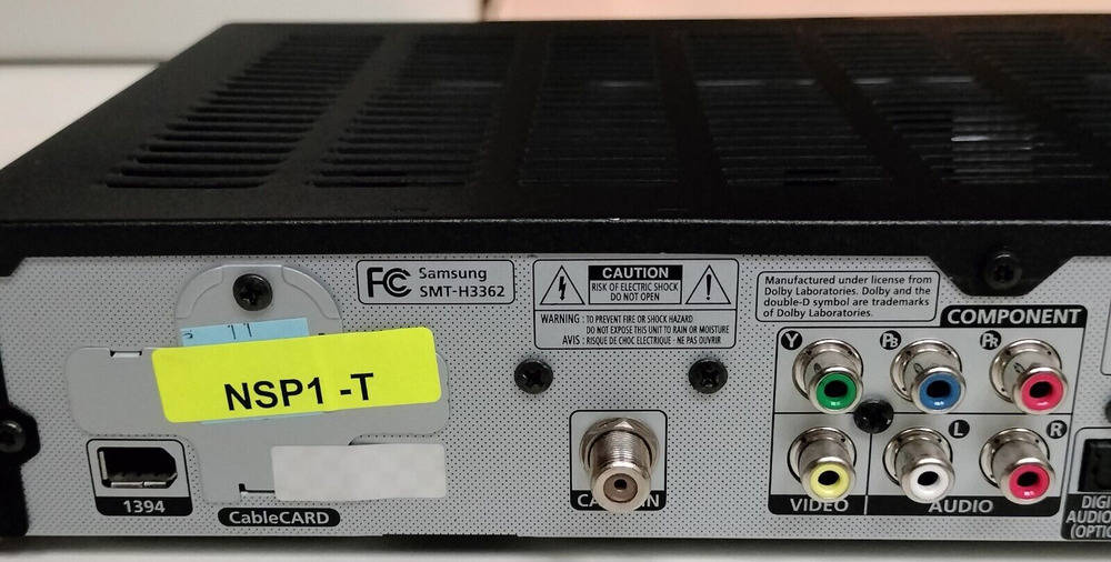 Samsung HD Model SMT-H3362 Home Network Digital Set-Top Box With HDMI/USB