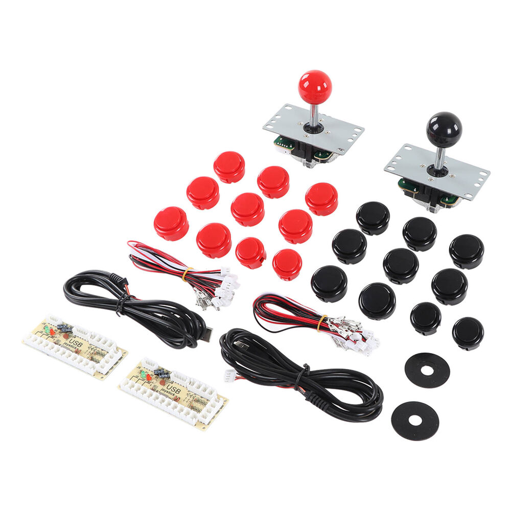 2 Player Game DIY Kit With USB Computer Joystick Circuit Board EJ