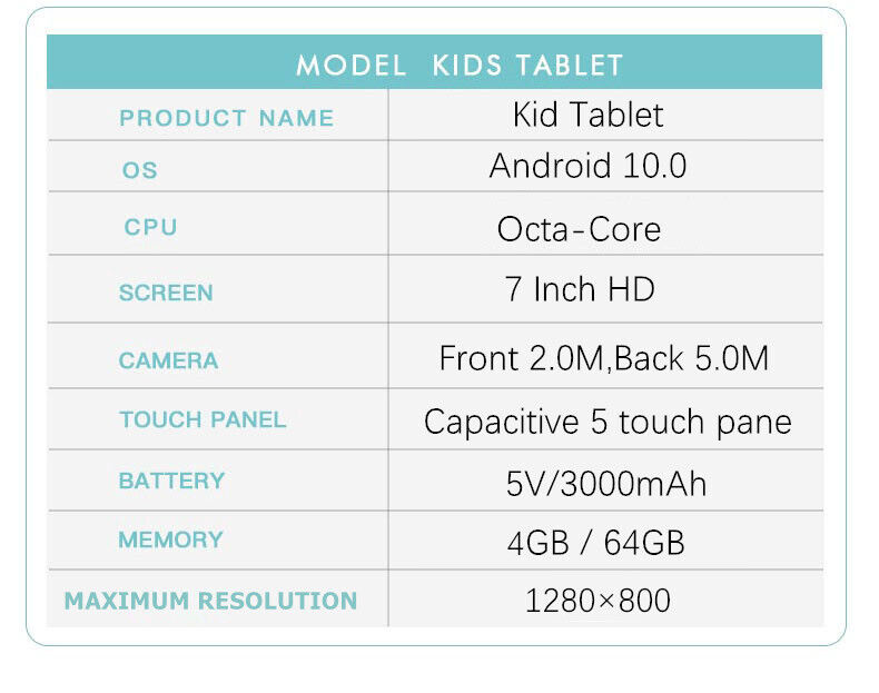 Educational Learning Tablet for Kids - Interactive Game Toy for Boys and Girls