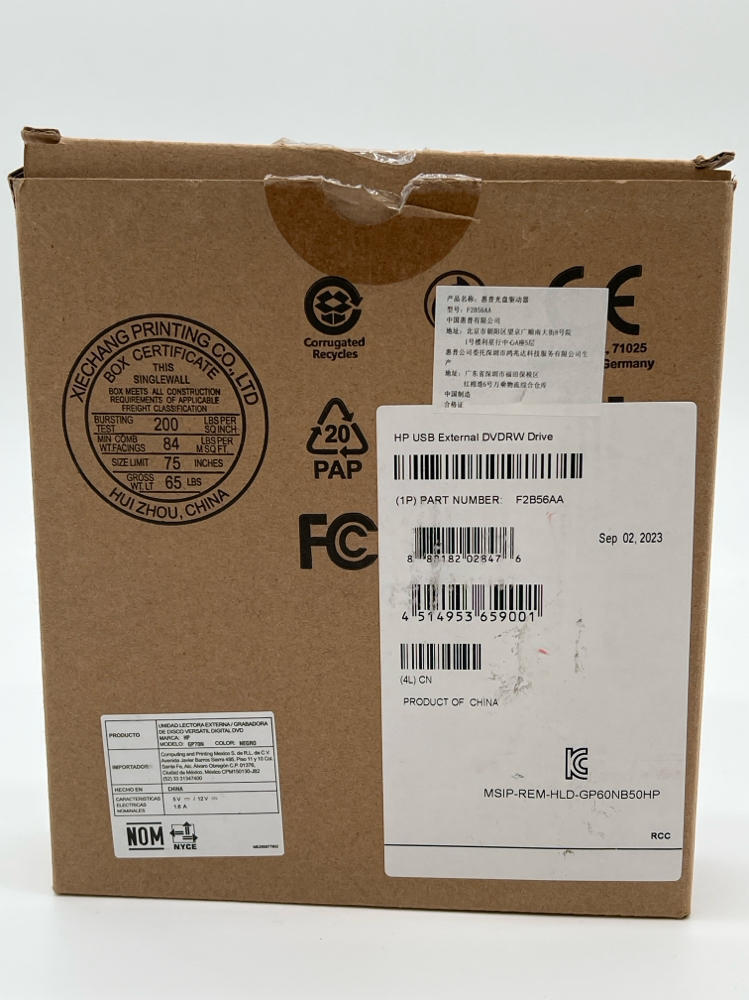 HP USB Optical Drive for External Storage
