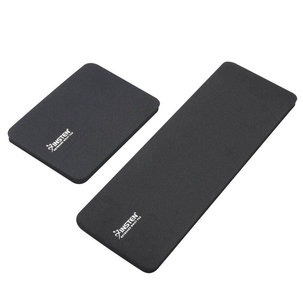Ergonomic Mouse & Keyboard Wrist Rest Set - Black S