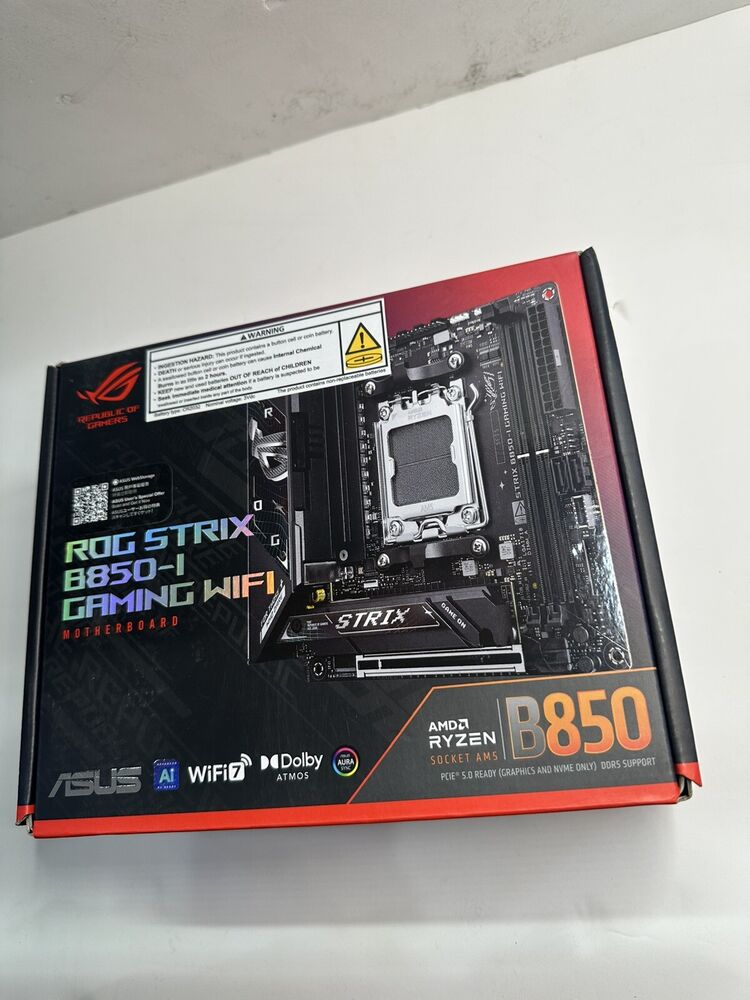 Rog Strix B850-I Gaming WiFi Mini-iTX Socket AM5 (NEW)