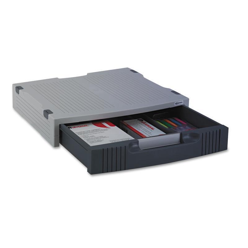 Adjustable Monitor Stand Storage Drawer with Nonskid Feet