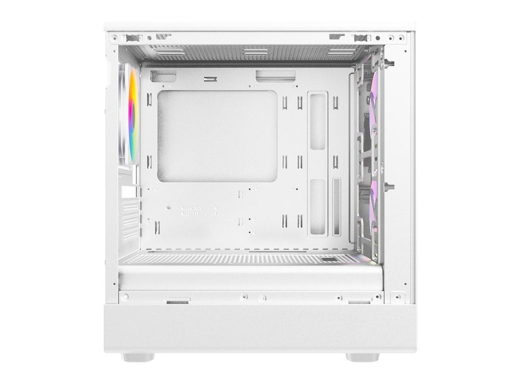 DIYPC ARGB-R1-W White USB3.0/Type C Micro ATX Gaming Computer Case