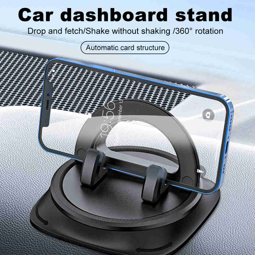 360° Rotatable Dashboard Phone Holder Stand Car Accessory