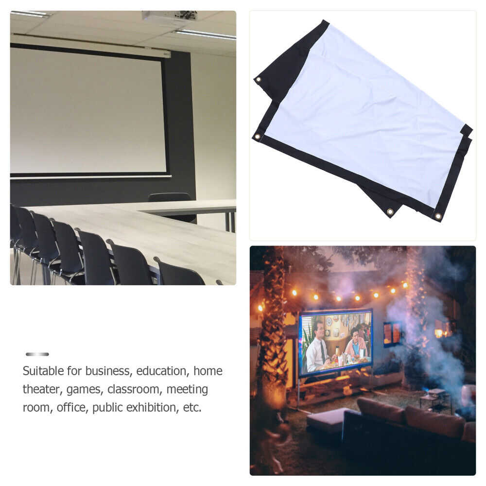 Outdoor Movie Screen for Home Theater and Backyard Viewing