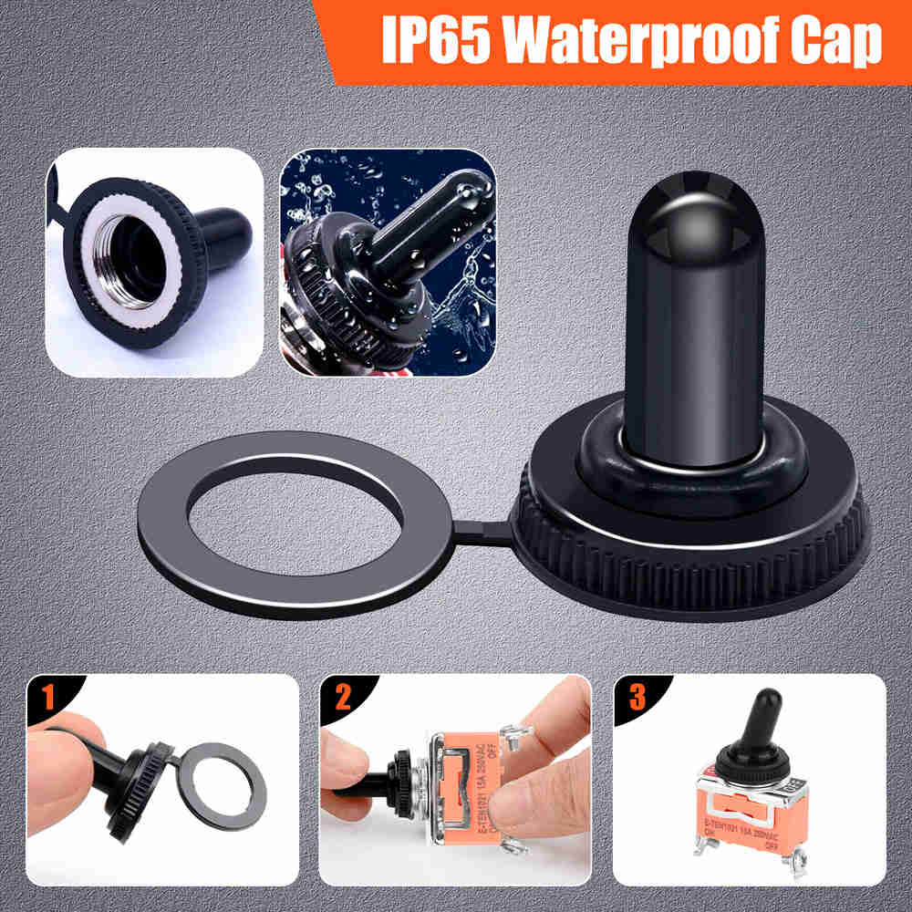 10x Waterproof Heavy Duty Toggle Switch for Car and Boat Applications