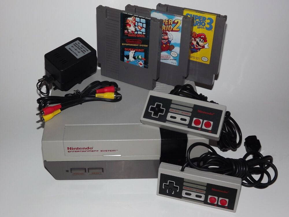 Nintendo NES System Console with Super Mario Game Bundle