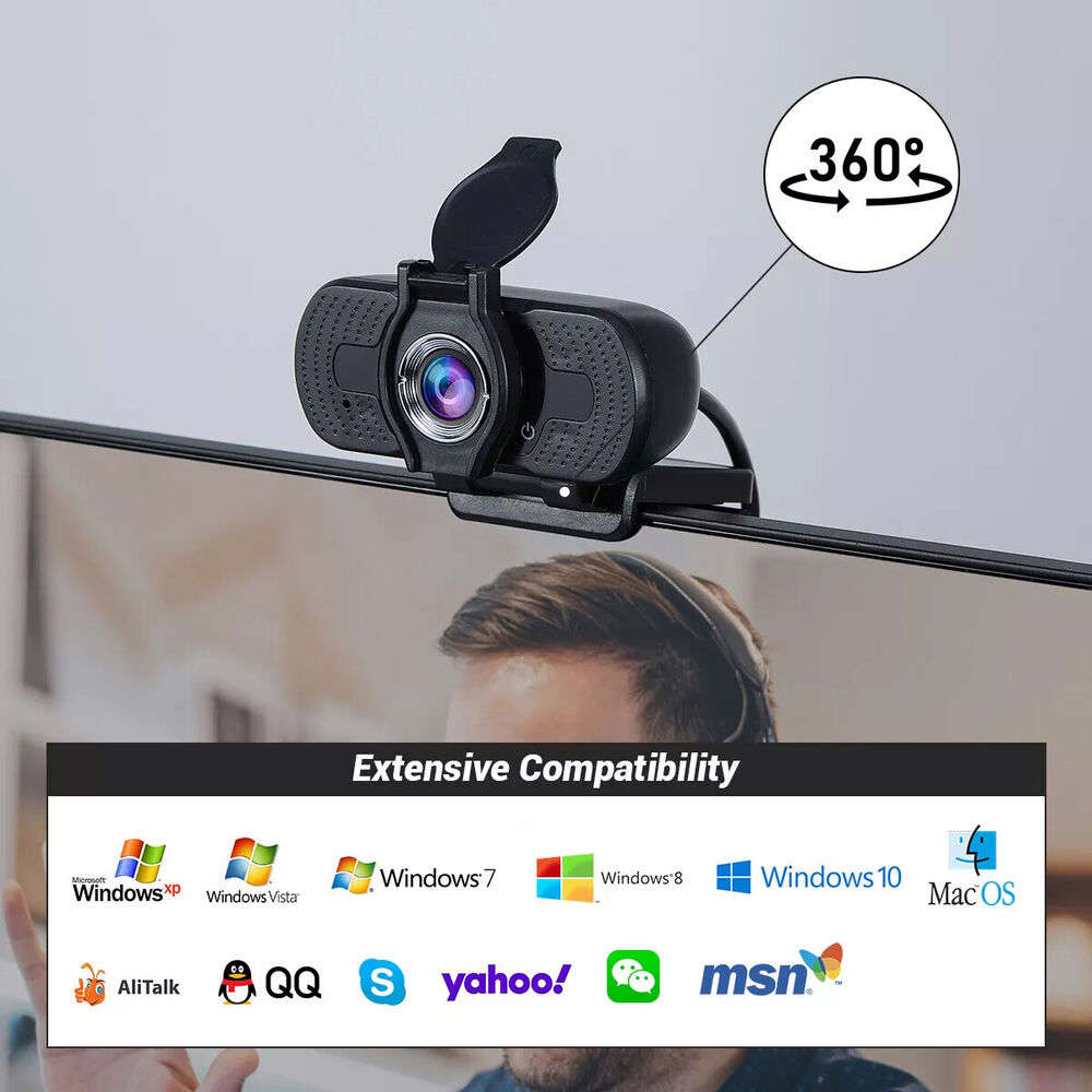 1080P Full HD USB 2.0/3.0 Webcam with Microphone for Laptop and PC