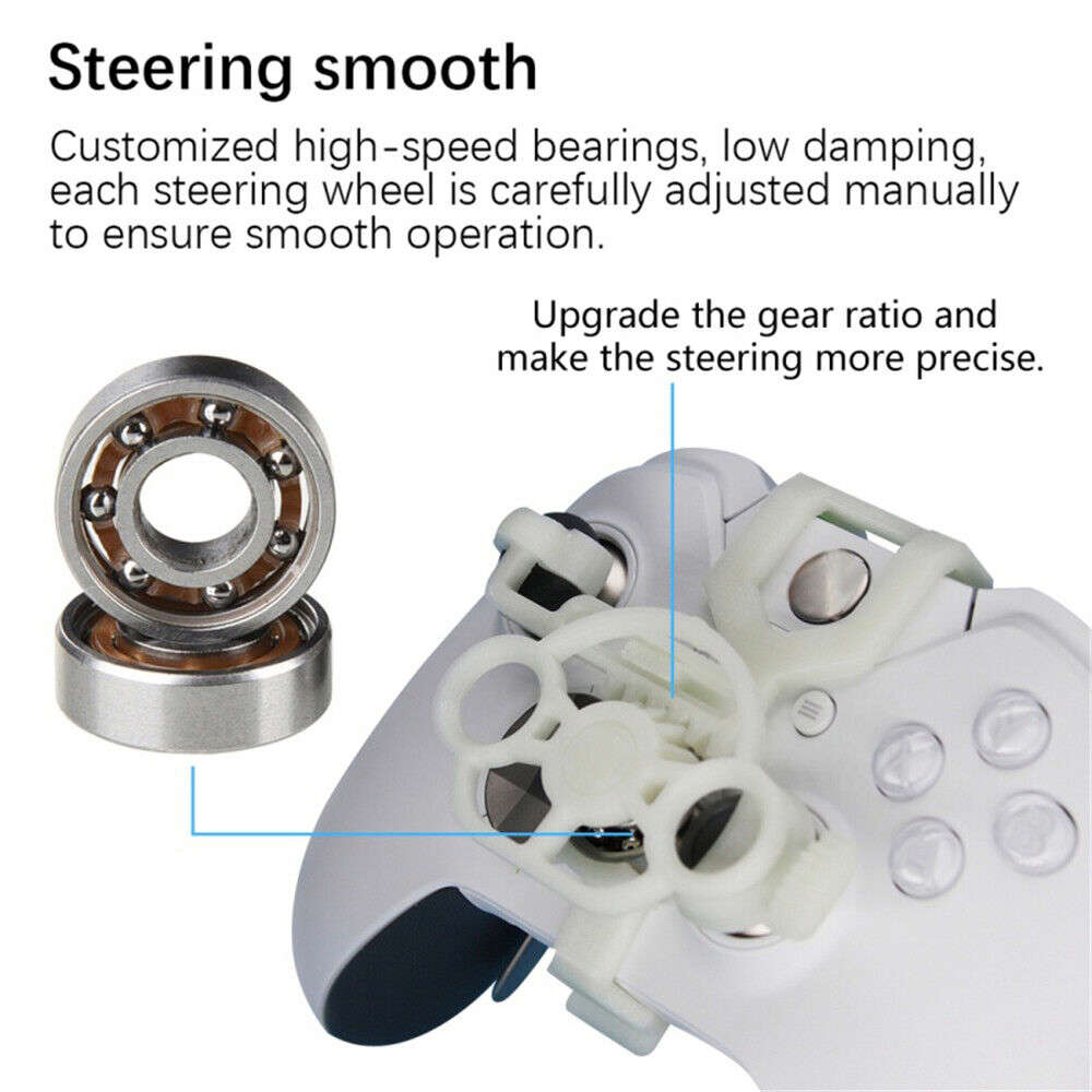 3D Printed Racing Game Steering Wheel Controller with Joystick