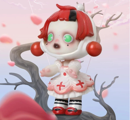 POP MART Skullpanda White Maid & Amusement Park Art Toy Figurine Limited Edition Collectible