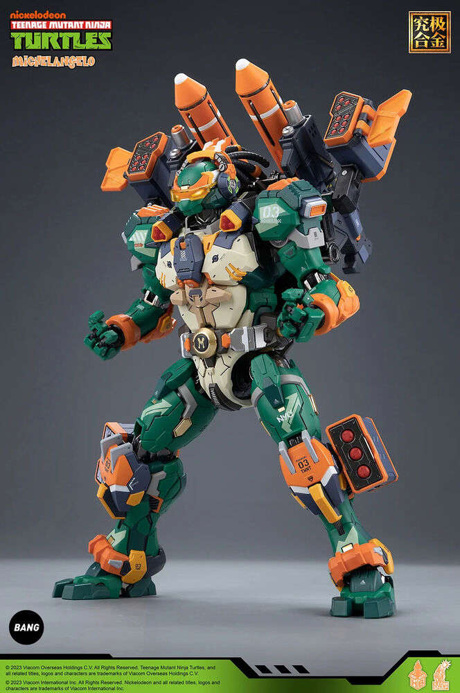 Teenage Mutant Ninja Turtles Mikey Heatboys Periphery Toy Garage Kit Figma