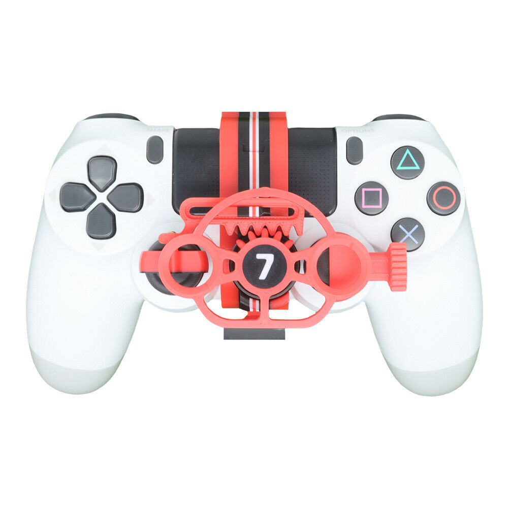 Mini 3D Printed Steering Wheel for PS4 Game Controller - Auxiliary Replacement