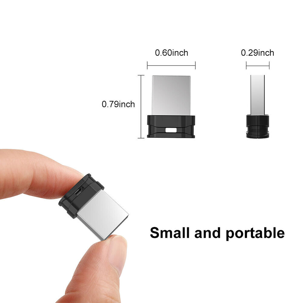 2Pack Small Mini USB 2.0 32GB 64GB Flash Drive Pen Drive Memory Disk
