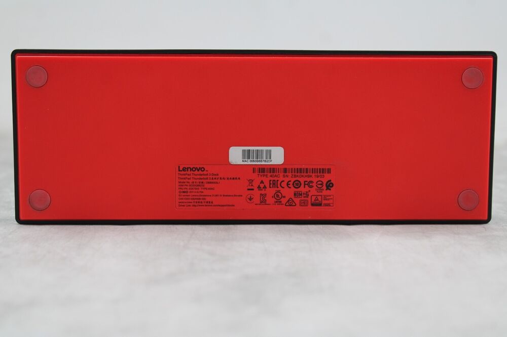 Lenovo ThinkPad Thunderbolt 3 Docking Station DBB9003L1 (Tested, No Adapter)