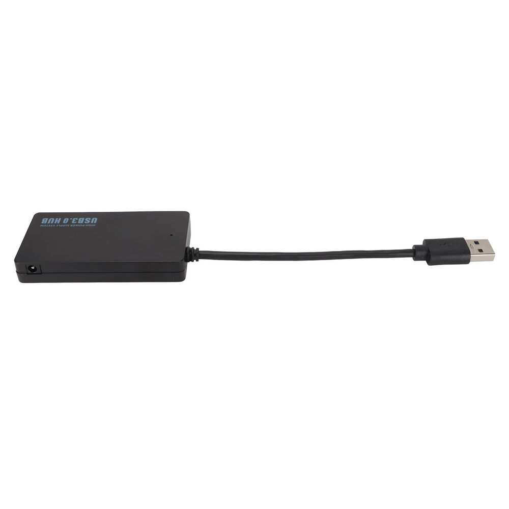 Portable 4-Port USB 3.0 Hub for High-Speed Data Transfer