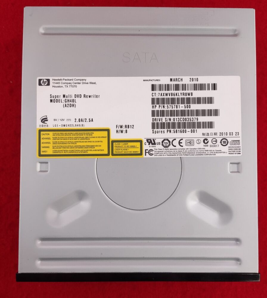 HP 16x DVD+-R/RW SATA SuperMulti Dual Layer Optical Drive Set