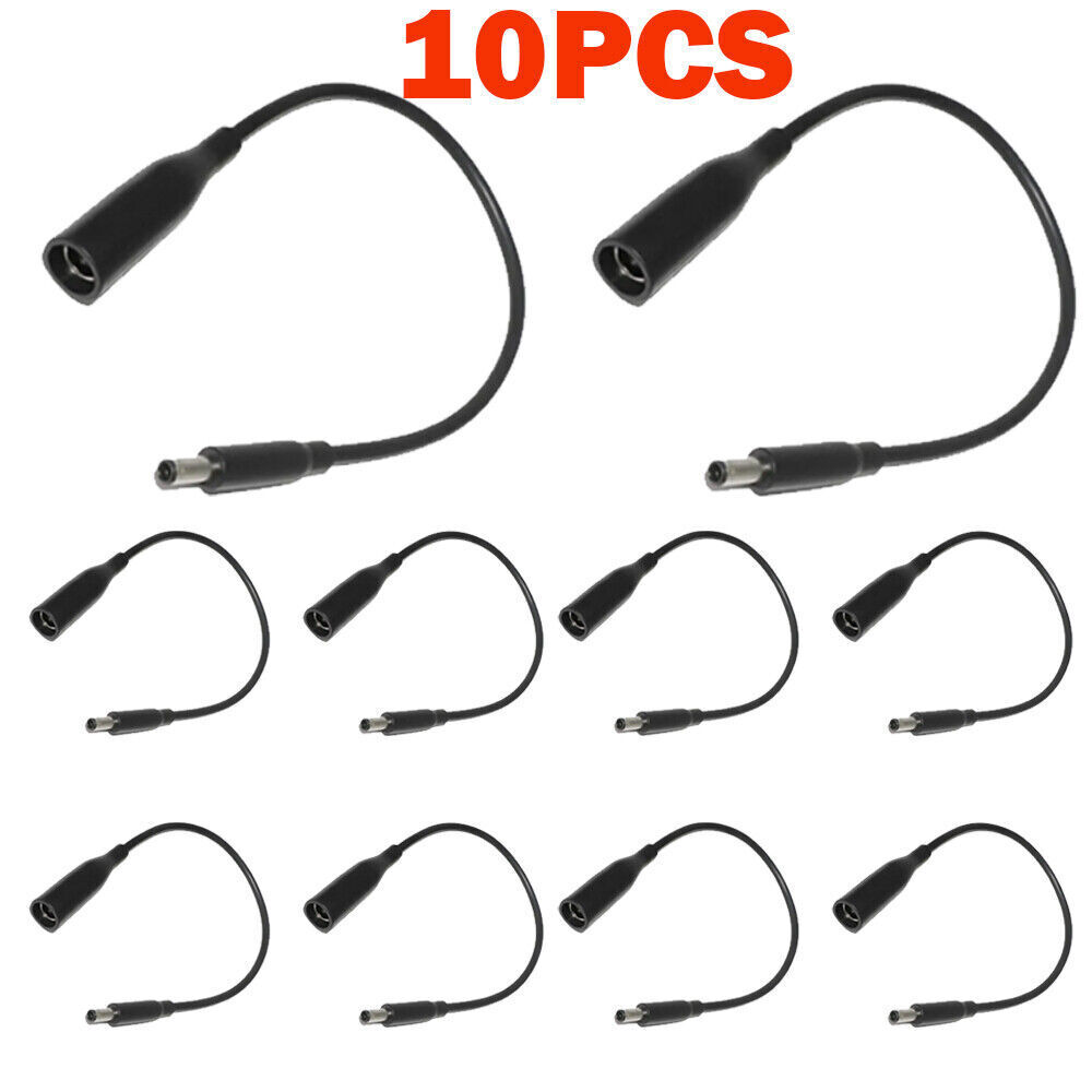 10 Power Charger Converter Adapter Cable for DELL with Small Tips 7.4mm to 4.5mm (USA)