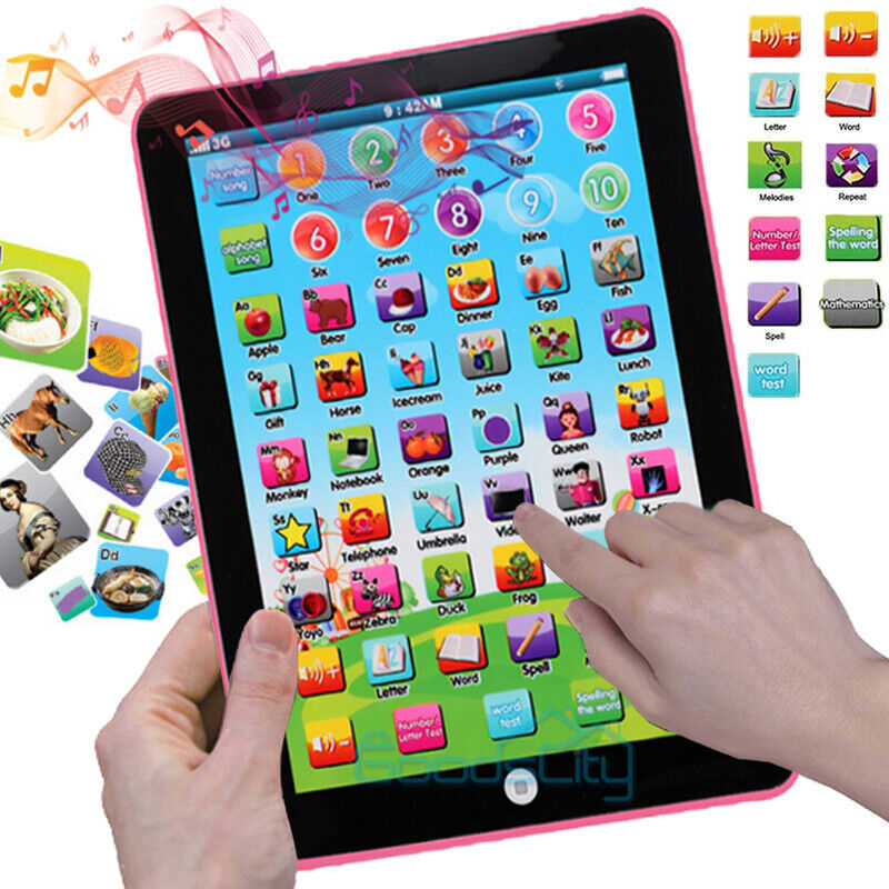 Educational Learning Tablet for Kids - Interactive Game Toy for Boys and Girls