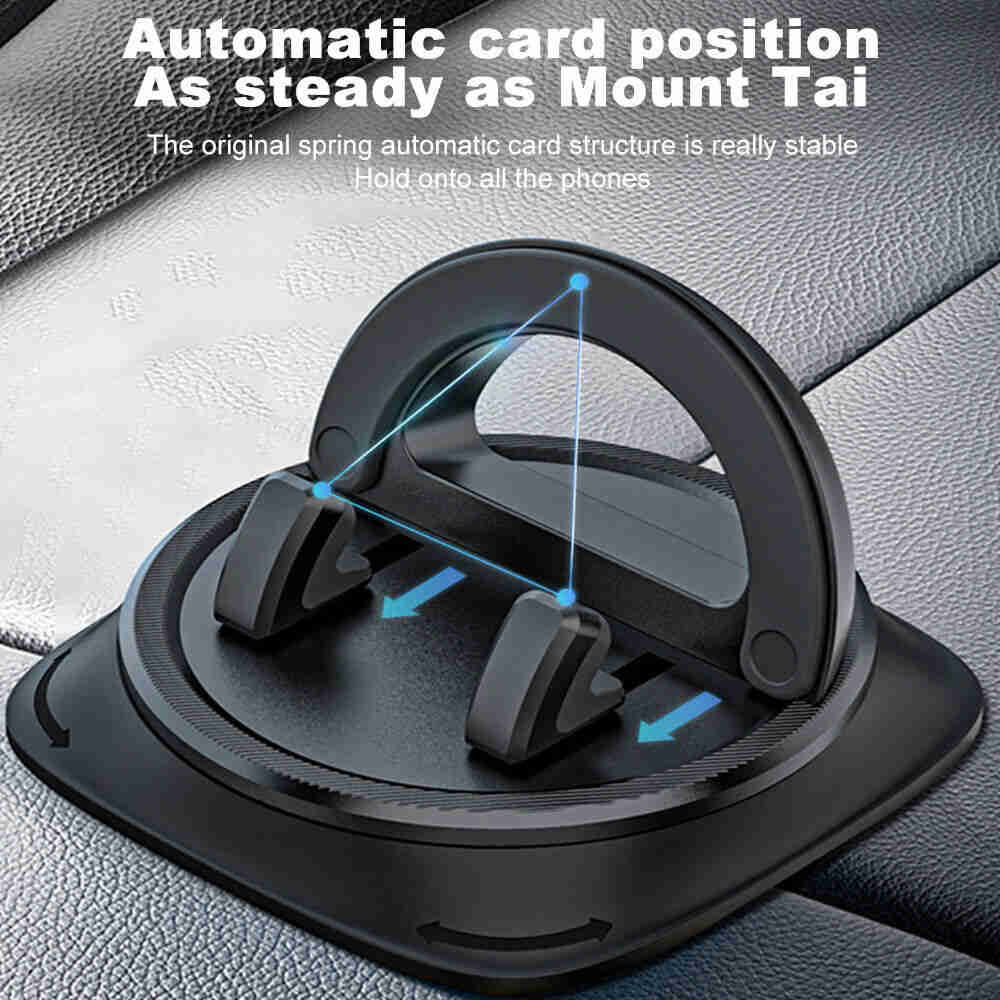 360° Rotatable Dashboard Phone Holder Stand Car Accessory