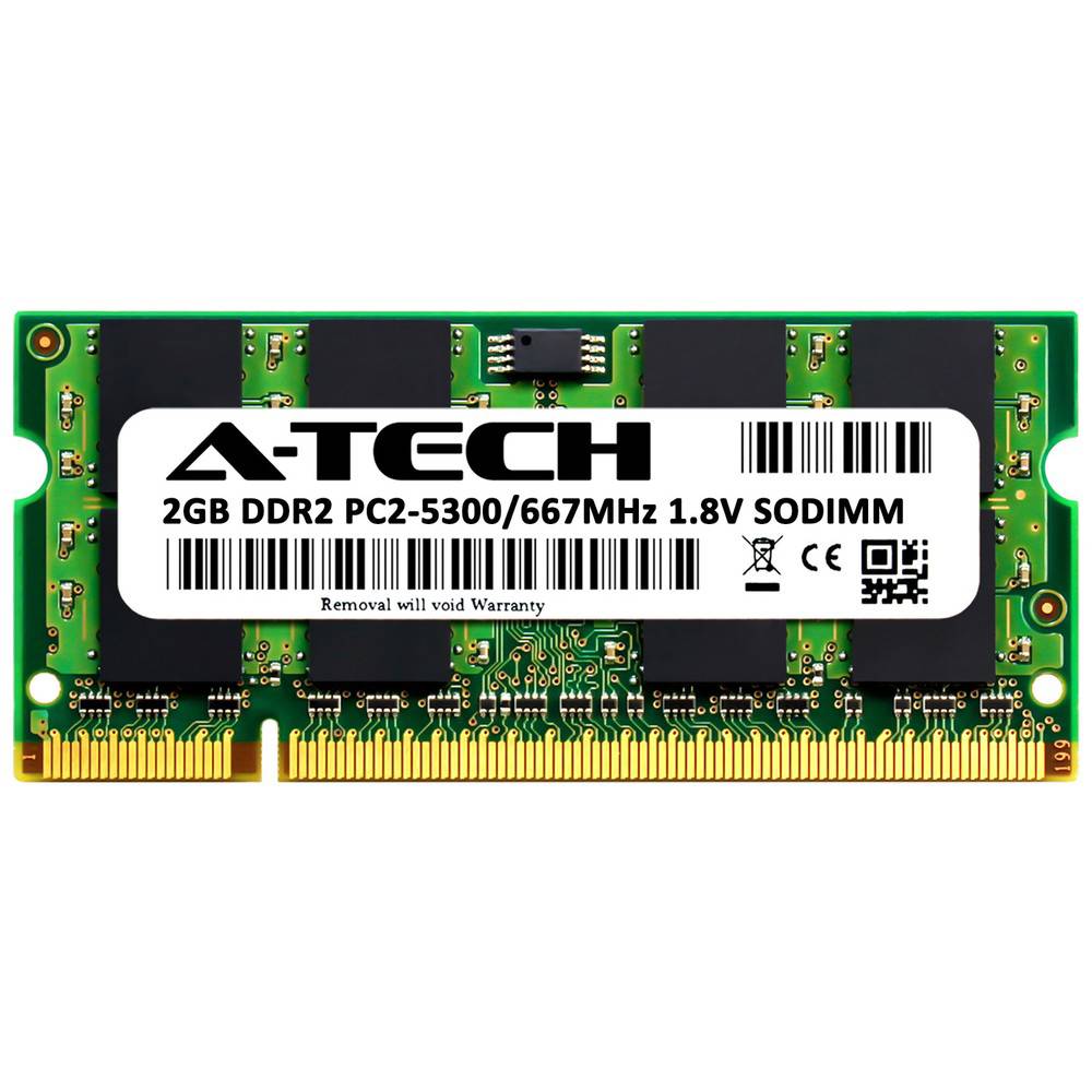2GB DDR2 667MHz 200-pin Laptop Memory RAM Module