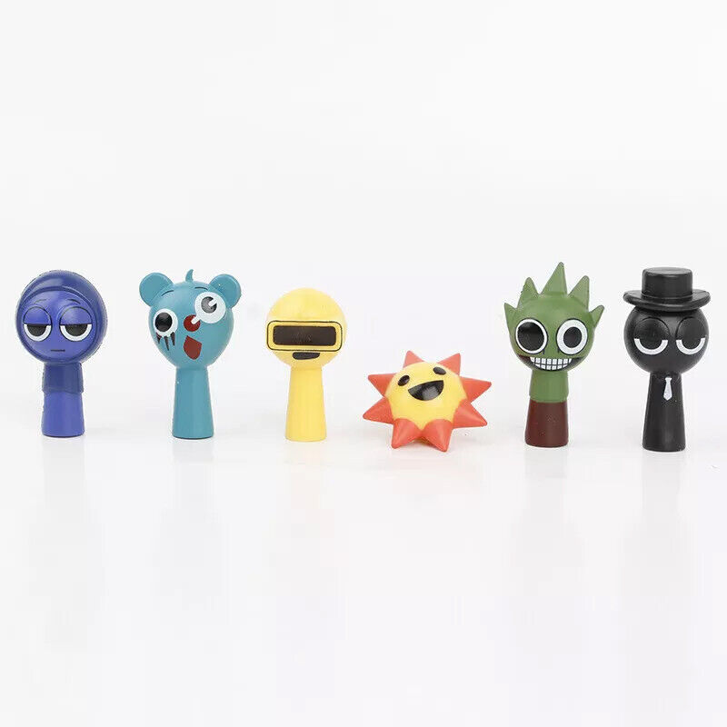24Pcs Sprunki Game Peripherals PVC Characters Model Toy Set