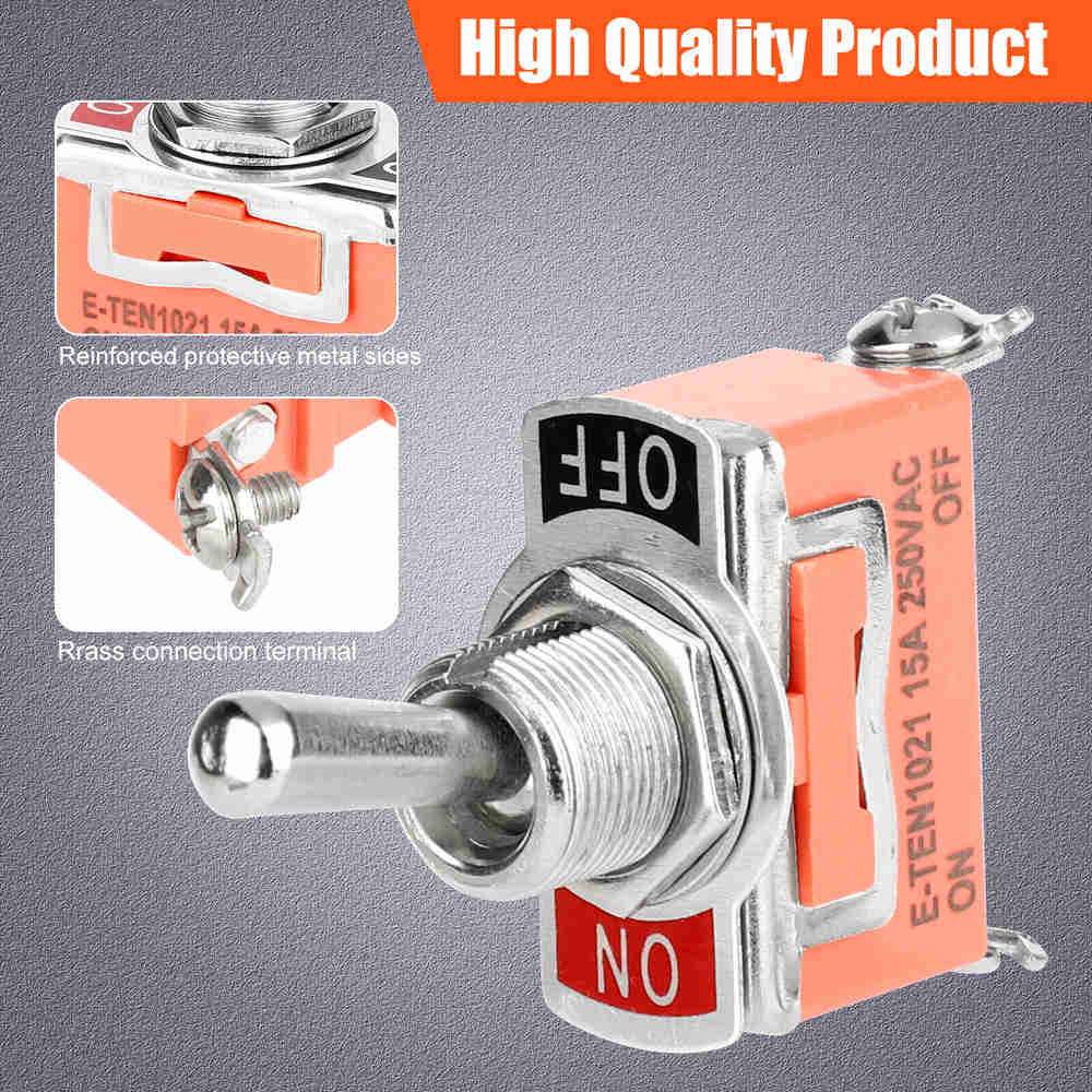 10x Waterproof Heavy Duty Toggle Switch for Car and Boat Applications