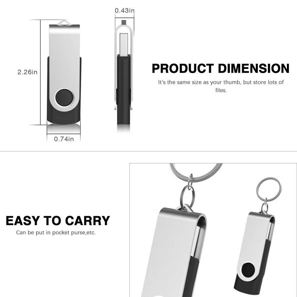 Mixed Color USB 2.0 Flash Drives - High Speed Storage Solutions