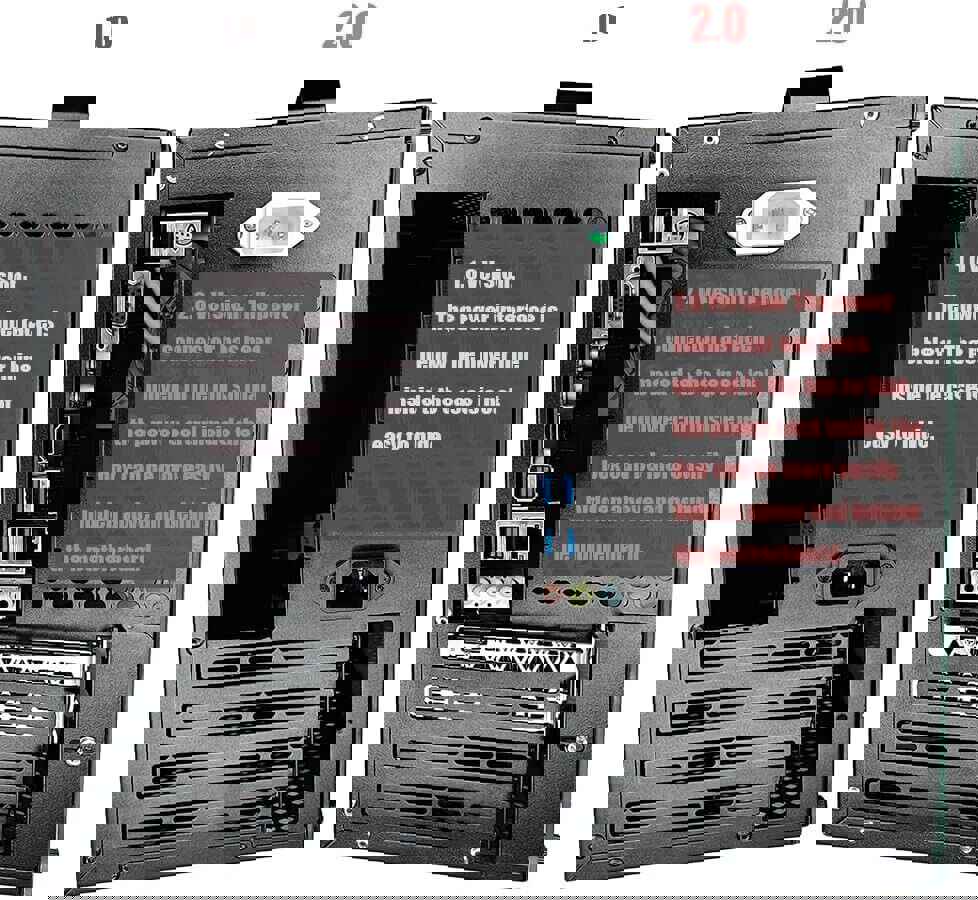 Portable Tempered Glass Mini-Tower Case with USB 3.0