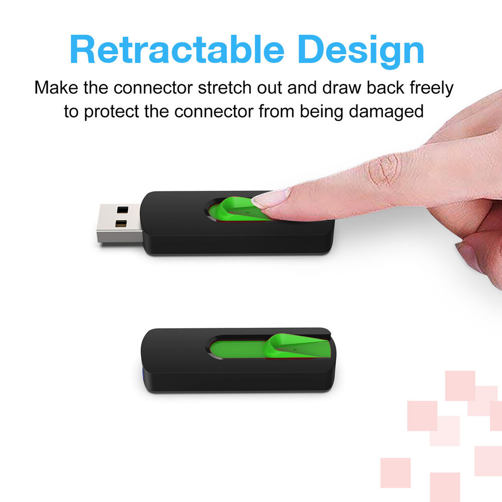 High-Capacity USB Flash Drive - 32GB, 64GB, 128GB Options for Data Storage