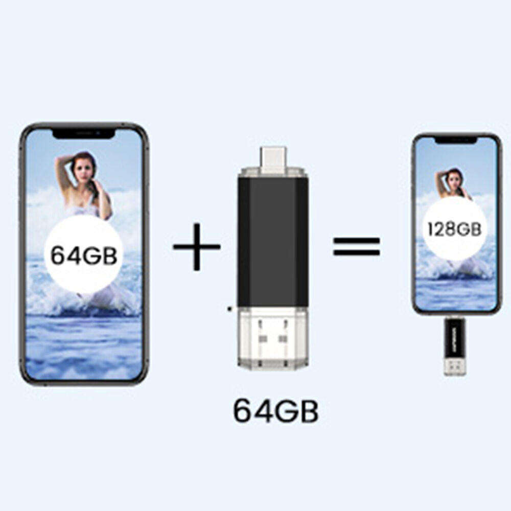 USB 3.0 Type C Flash Drive OTG High-Speed Data Memory Storage for Phone